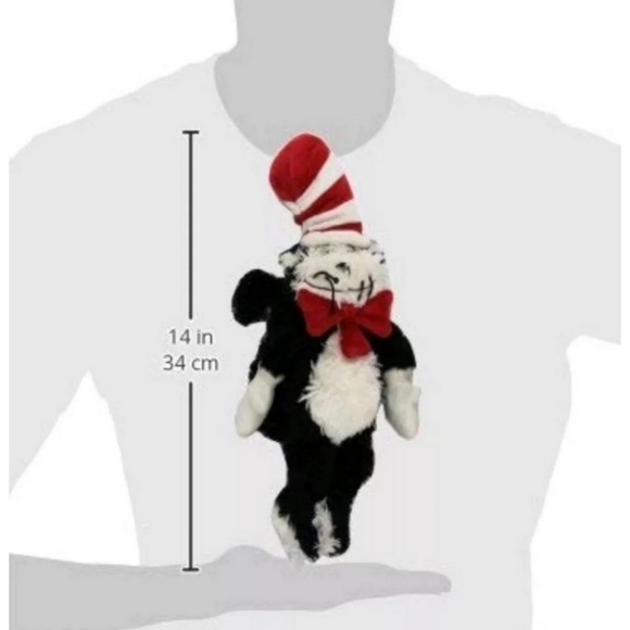 Dr. Seuss Cat in The Hat Soft Plush Toddler Toy Stuffed Manhattan Company - Picture 3 of 3